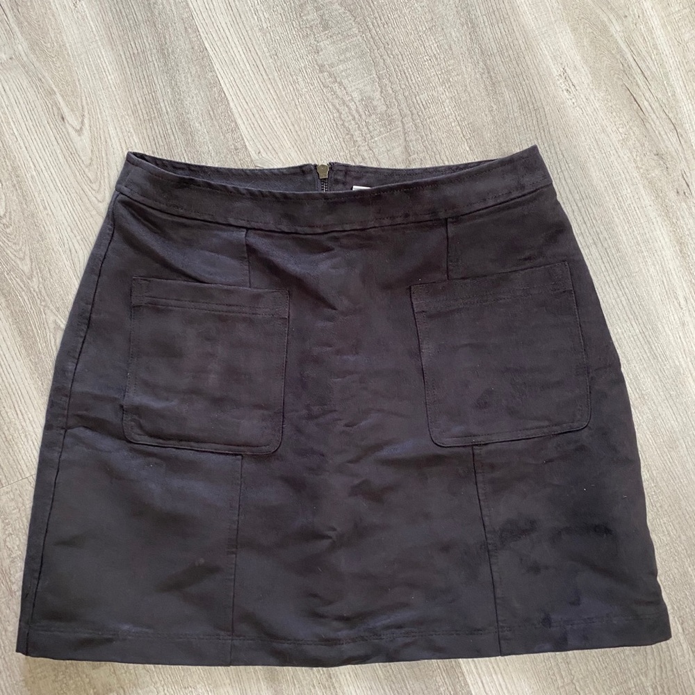 Suede Skirt